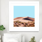 Oasis by 83 oranges on GIANT ART - blue digital sand