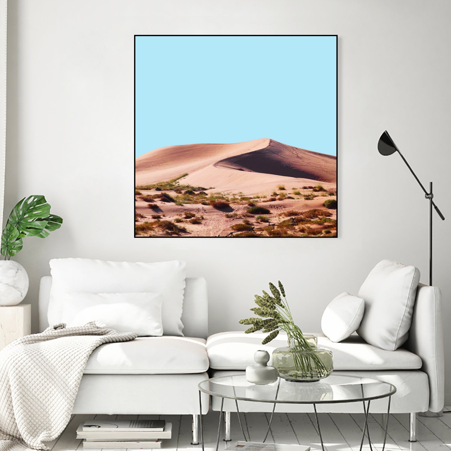 Oasis by 83 oranges on GIANT ART - blue digital sand