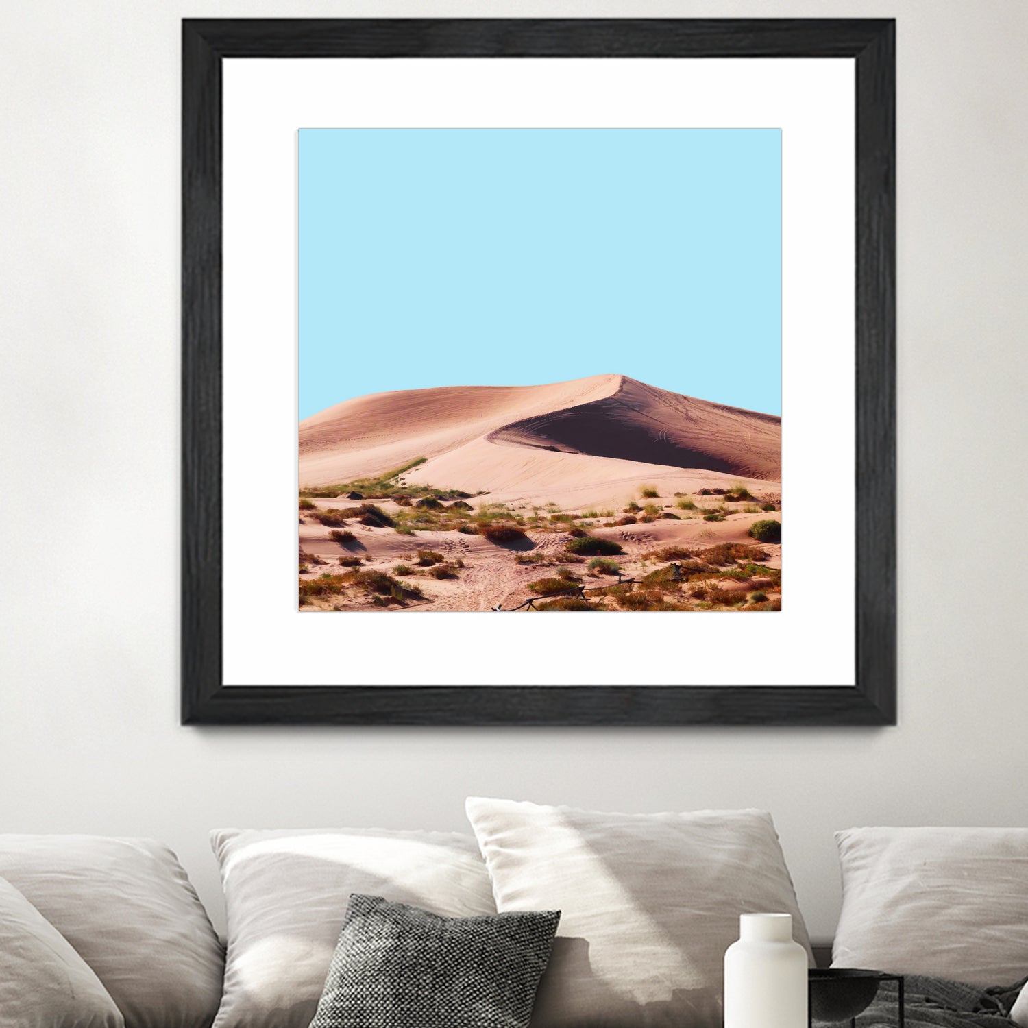 Oasis by 83 oranges on GIANT ART - blue digital sand