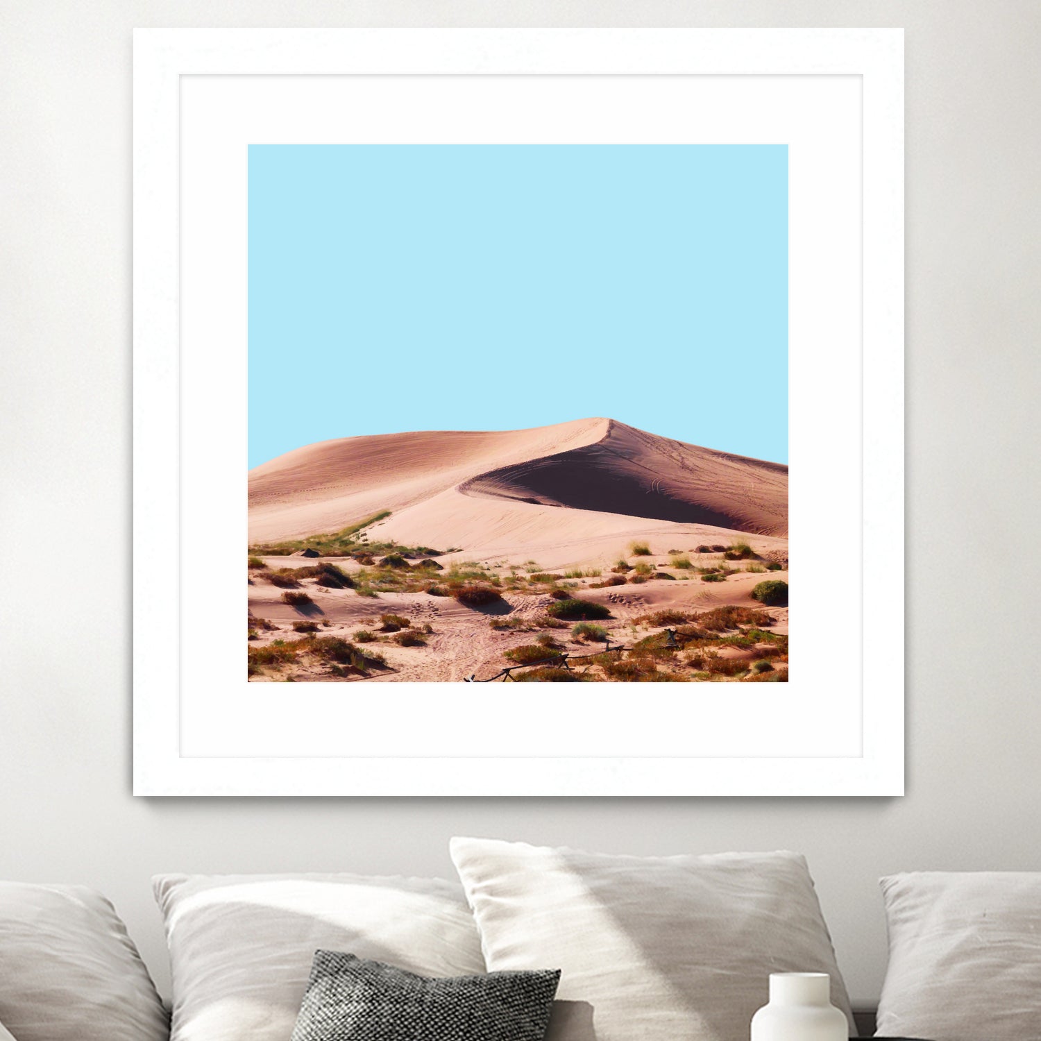 Oasis by 83 oranges on GIANT ART - blue digital sand