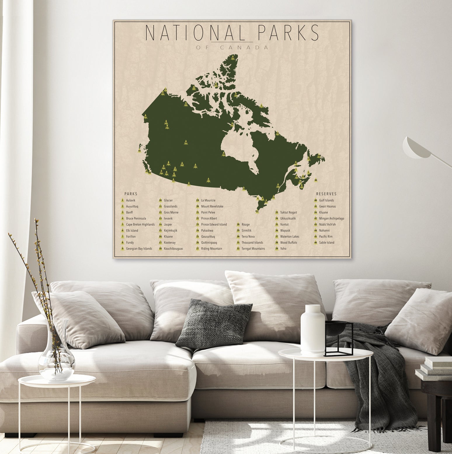 National Parks of Canada by Finlay McNevin on GIANT ART