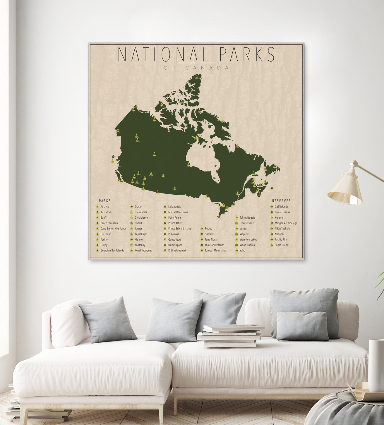 National Parks of Canada by Finlay McNevin on GIANT ART