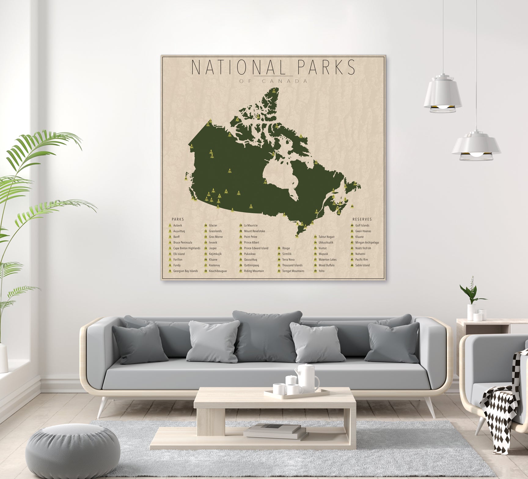 National Parks of Canada by Finlay McNevin on GIANT ART