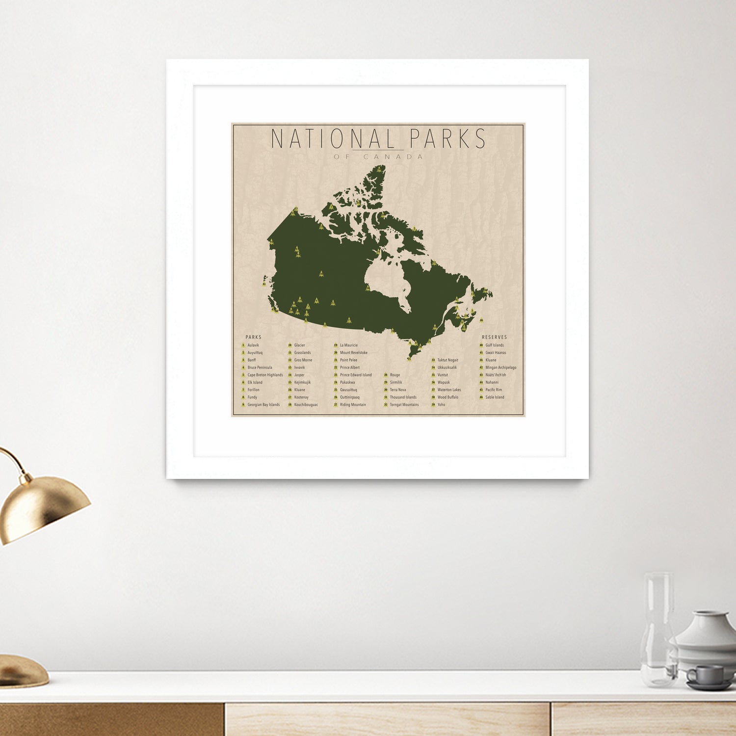 National Parks of Canada by Finlay McNevin on GIANT ART