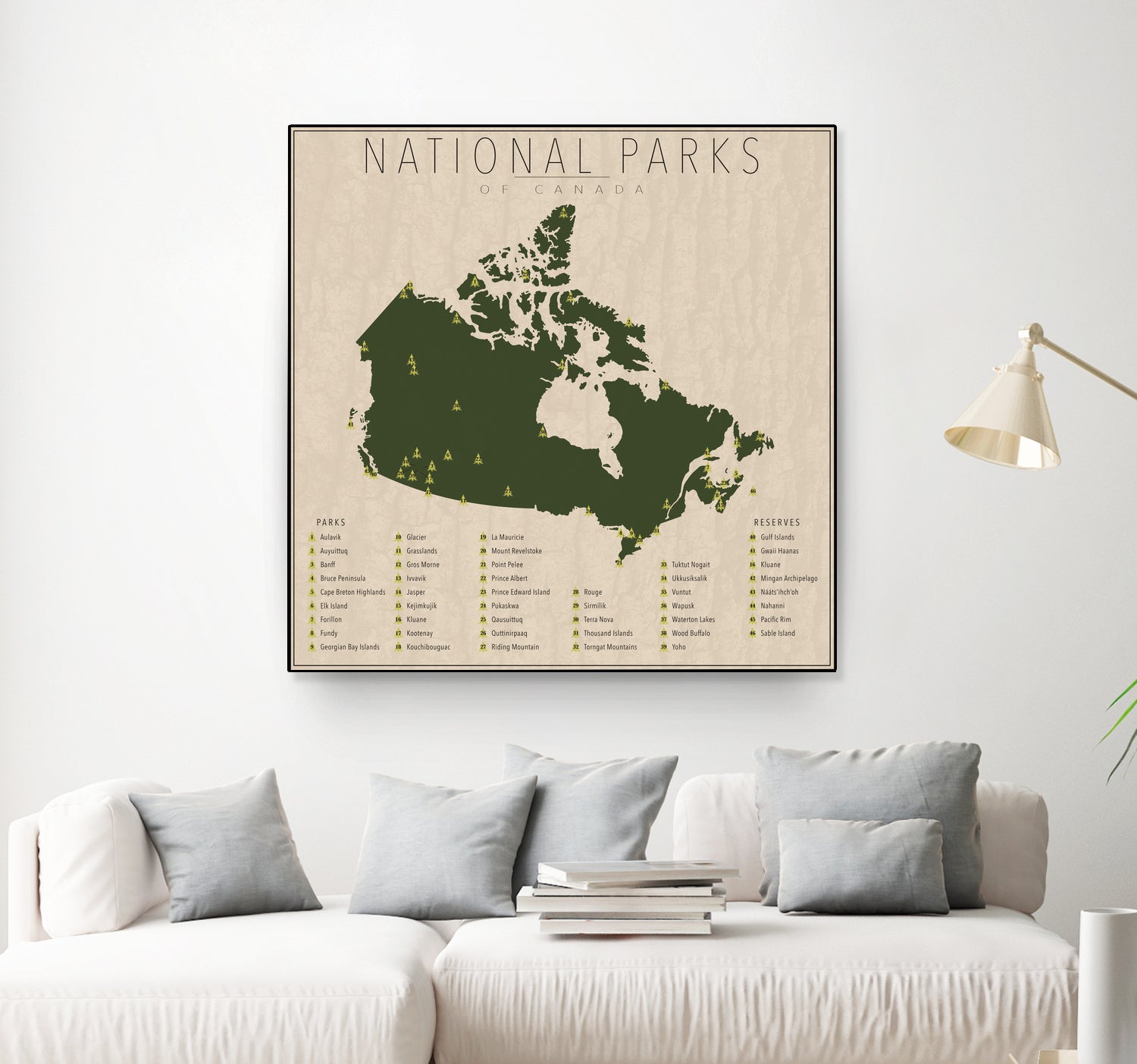 National Parks of Canada by Finlay McNevin on GIANT ART