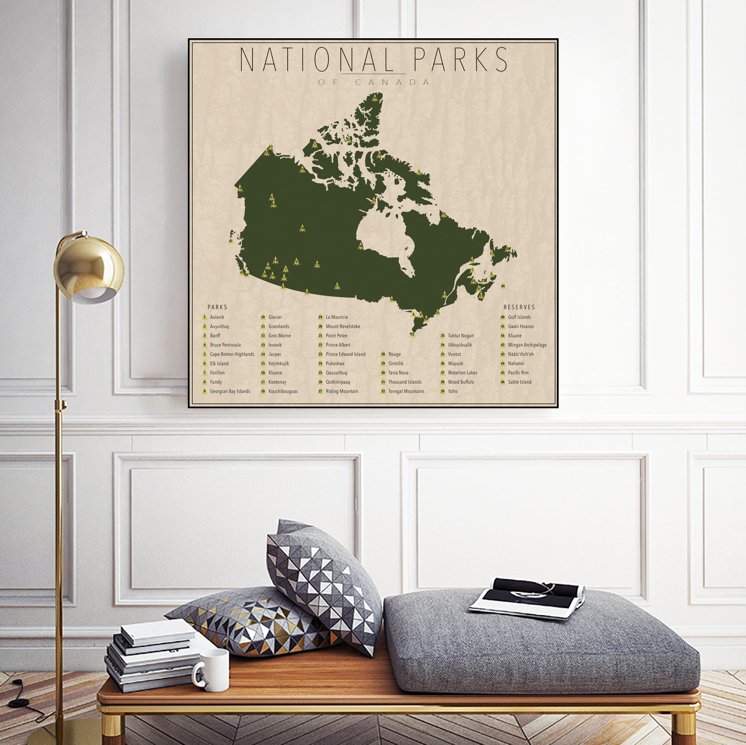 National Parks of Canada by Finlay McNevin on GIANT ART