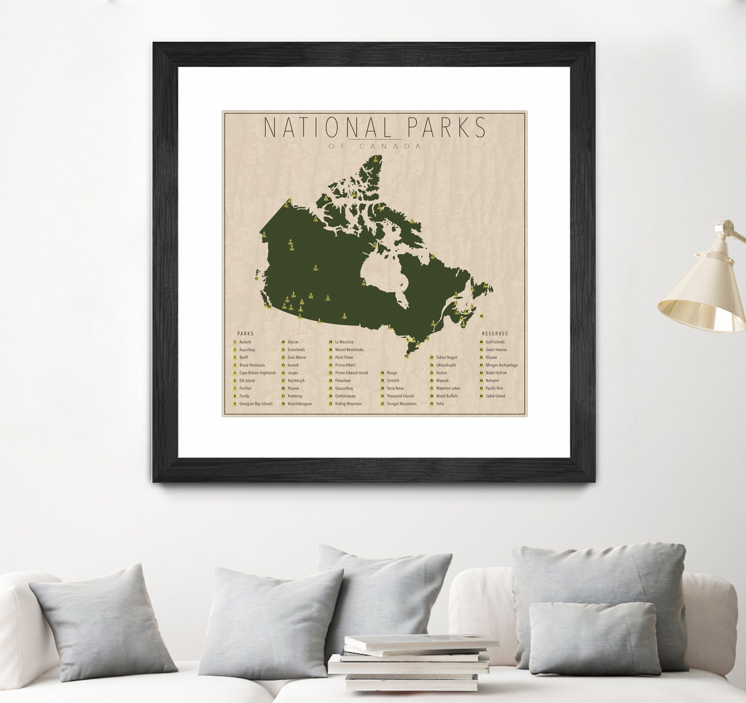 National Parks of Canada by Finlay McNevin on GIANT ART