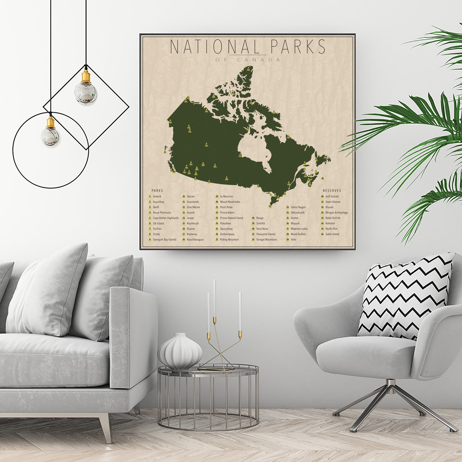 National Parks of Canada by Finlay McNevin on GIANT ART