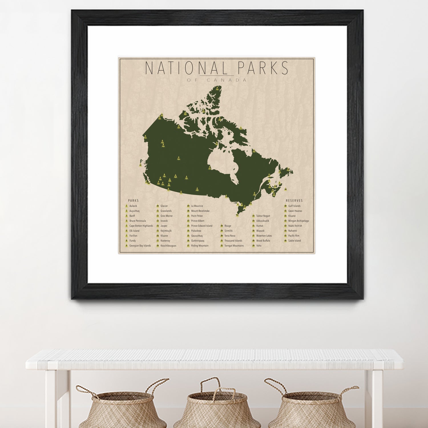 National Parks of Canada by Finlay McNevin on GIANT ART