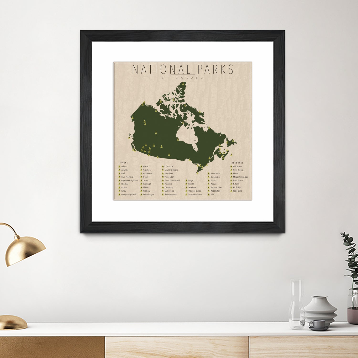 National Parks of Canada by Finlay McNevin on GIANT ART