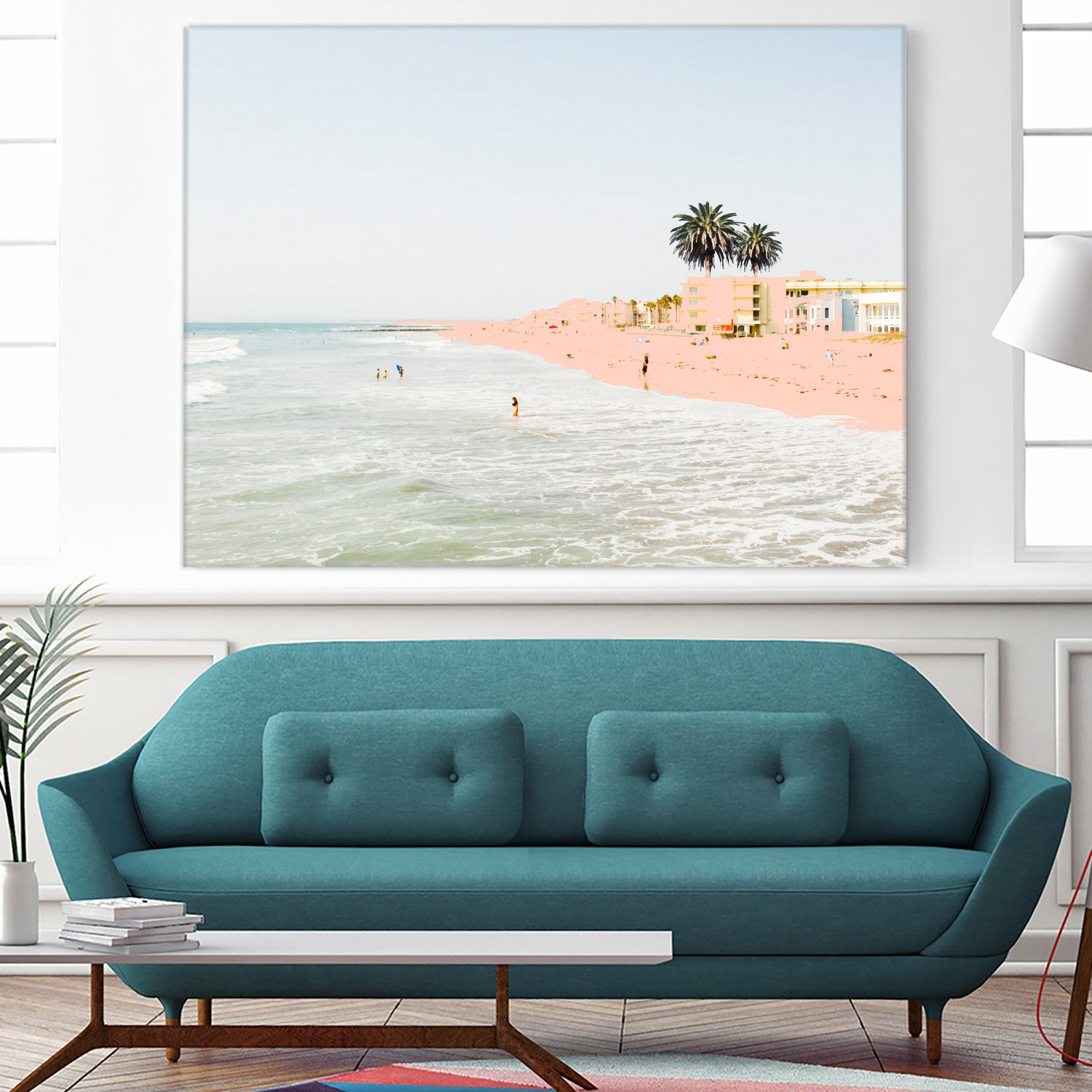 Pink Beach by 83 oranges on GIANT ART - pink digital sand