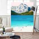 Summer vibes by 83 oranges on GIANT ART - blue digital mountain