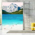 Summer vibes by 83 oranges on GIANT ART - blue digital mountain