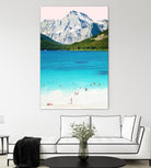 Summer Vibes  by 83 Oranges on GIANT ART - blue digital mountain