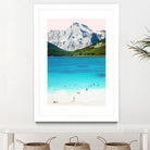 Summer Vibes  by 83 Oranges on GIANT ART - blue digital mountain