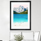 Summer Vibes  by 83 Oranges on GIANT ART - blue digital mountain