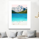 Summer vibes by 83 oranges on GIANT ART - blue digital mountain