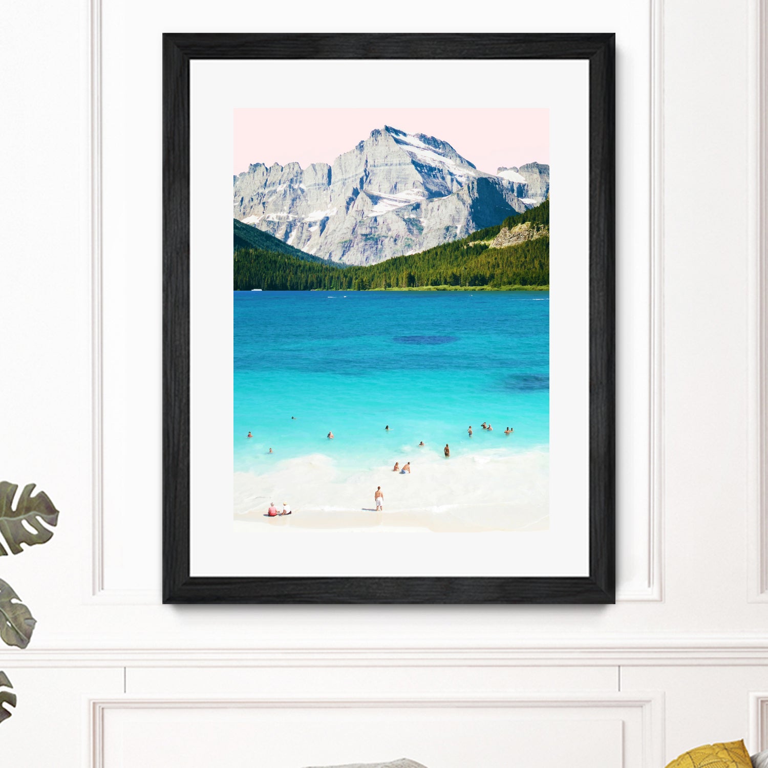 Summer vibes by 83 oranges on GIANT ART - blue digital mountain