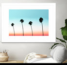 Sunset-Boulevard by 83 oranges on GIANT ART - orange digital palm tree