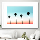 Sunset-Boulevard by 83 oranges on GIANT ART - orange digital palm tree