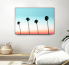 Sunset-Boulevard by 83 oranges on GIANT ART - orange digital palm tree