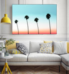 Sunset-Boulevard by 83 oranges on GIANT ART - orange digital palm tree