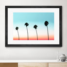 Sunset-Boulevard by 83 oranges on GIANT ART - orange digital palm tree