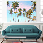 Coconut Palms by 83 Oranges on GIANT ART - bleu digital sky