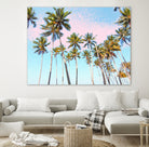 Coconut Palms by 83 Oranges on GIANT ART - bleu digital sky