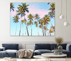 Coconut Palms by 83 Oranges on GIANT ART - bleu digital sky