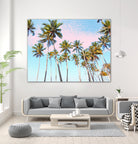 Coconut Palms by 83 Oranges on GIANT ART - bleu digital sky