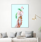 Tropical Ice Cream  by 83 oranges on GIANT ART - pink digital