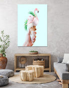 Tropical Ice Cream  by 83 oranges on GIANT ART - pink digital