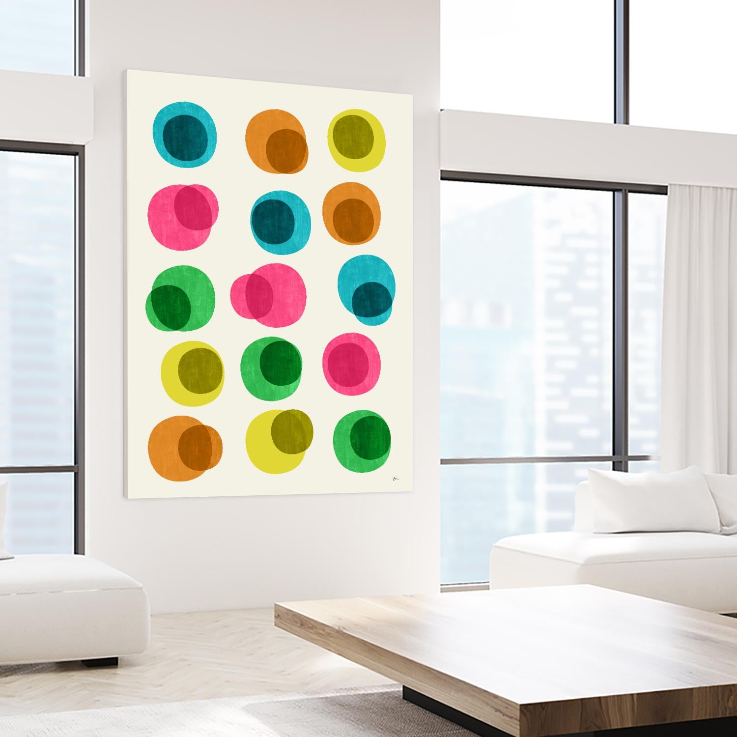 An Array of Circles by Trevor May on GIANT ART