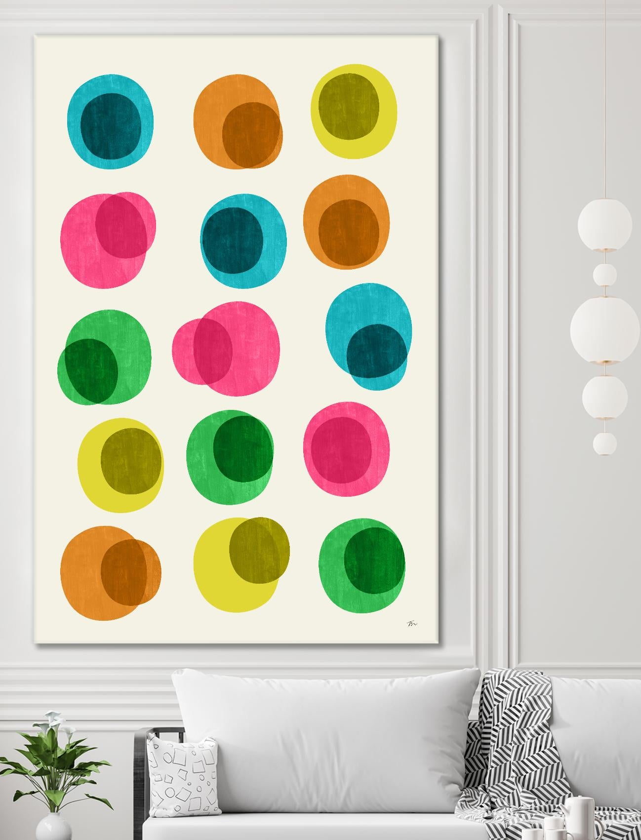 An Array of Circles by Trevor May on GIANT ART