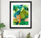 Jungle Tiger by 83 oranges on GIANT ART - orange digital jungle