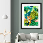 Jungle Tiger by 83 oranges on GIANT ART - orange digital jungle