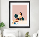 Sunday by 83 Oranges on GIANT ART - pink illustration pool