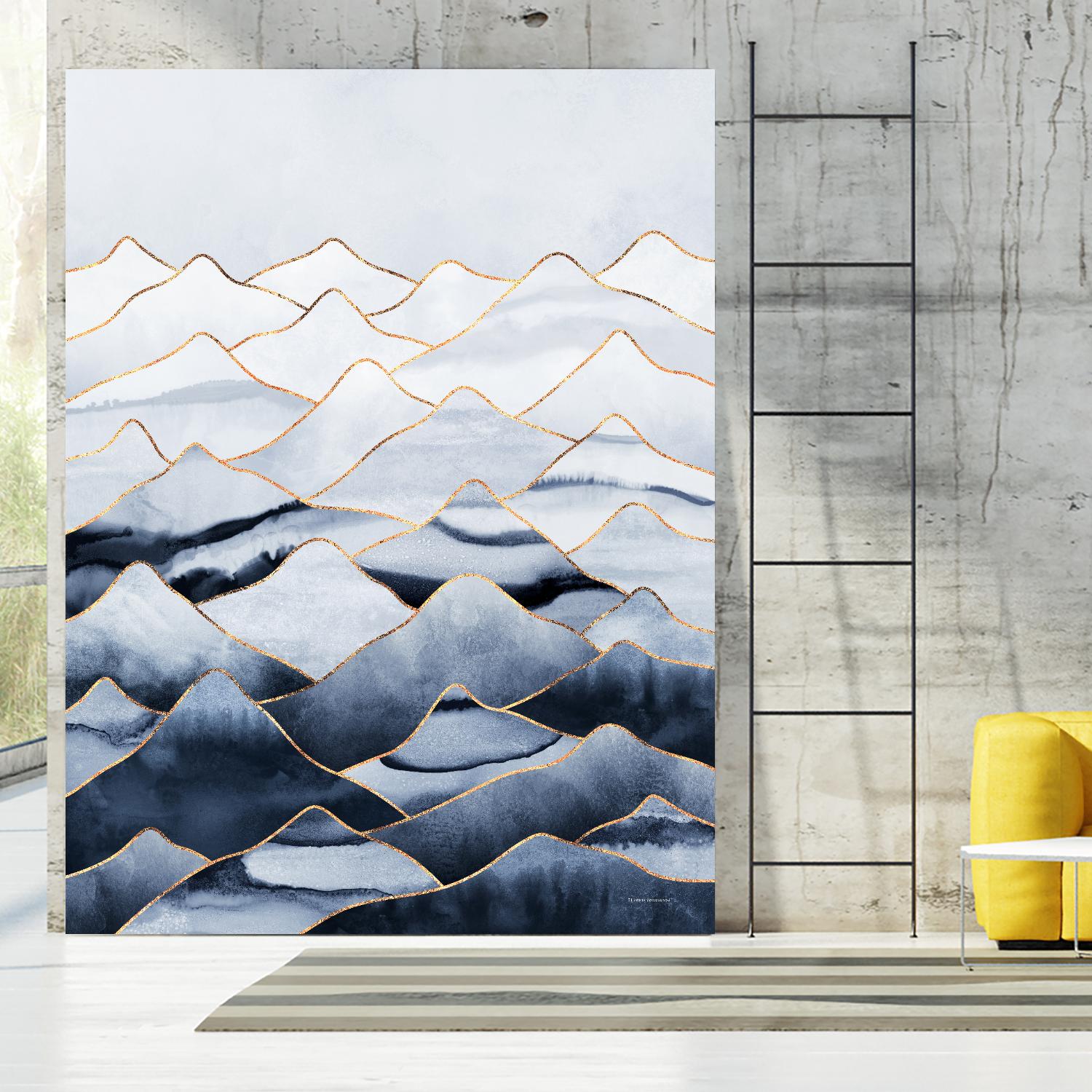 Mountains by Elisabeth Fredriksson on GIANT ART