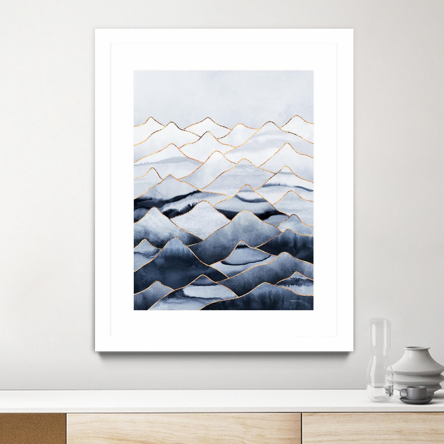 Mountains by Elisabeth Fredriksson on GIANT ART