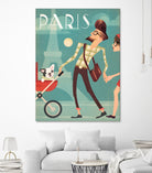 Paris Vintage Travel by Martin Wickstrom on GIANT ART