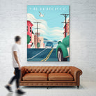 Art Deco San Francisco Car Chase by Martin Wickstrom on GIANT ART