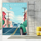 Art Deco San Francisco Car Chase by Martin Wickstrom on GIANT ART