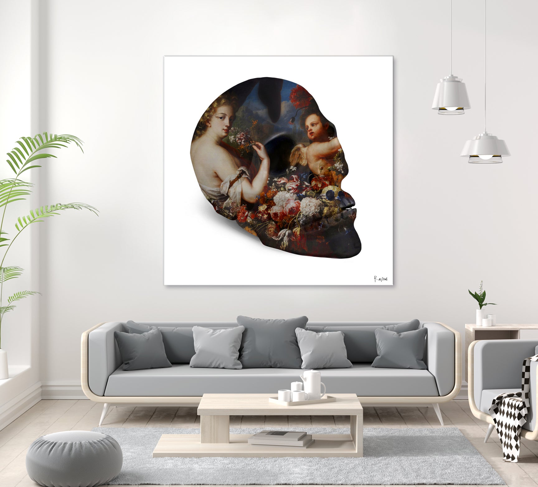 Skull by Caterina Lo Cicero  on GIANT ART