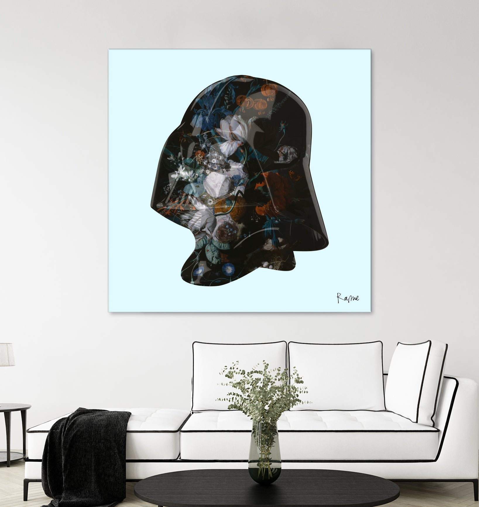 Floral Darth by Caterina Lo Cicero  on GIANT ART