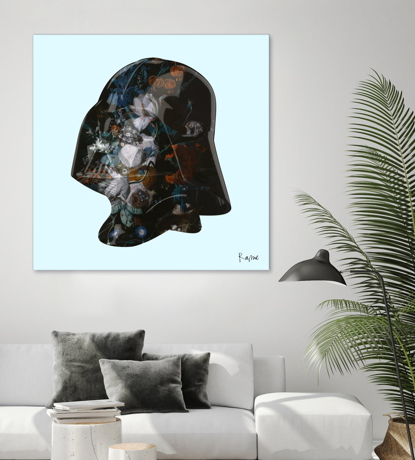 Floral Darth by Caterina Lo Cicero  on GIANT ART