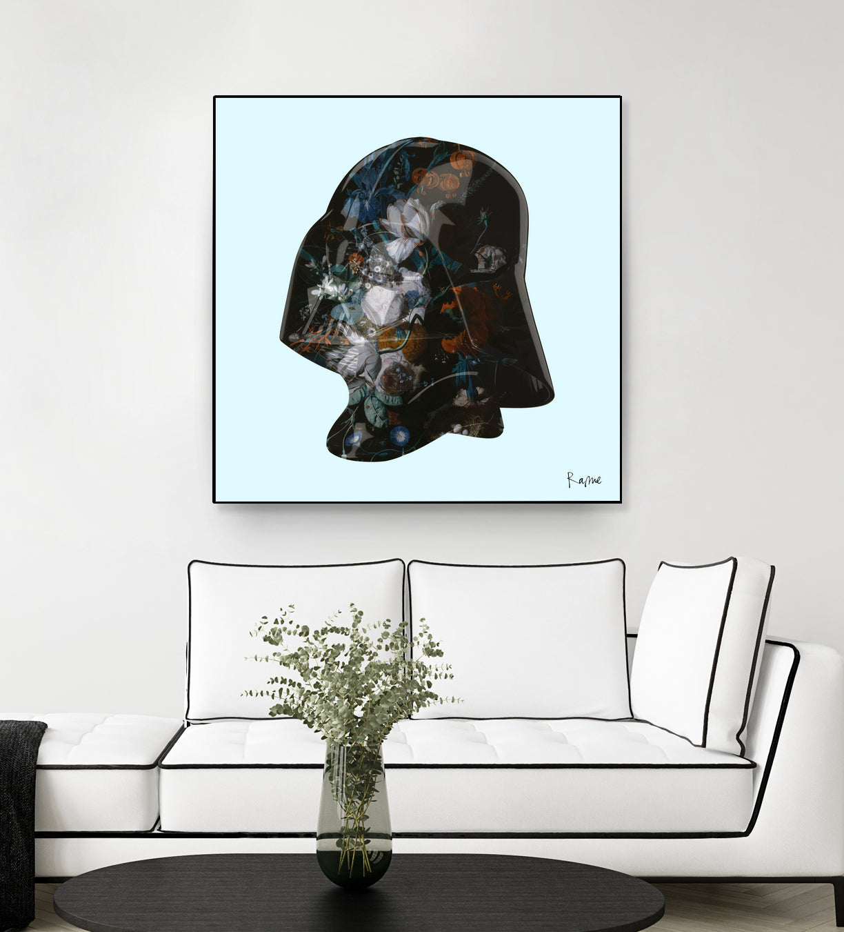 Floral Darth by Caterina Lo Cicero  on GIANT ART