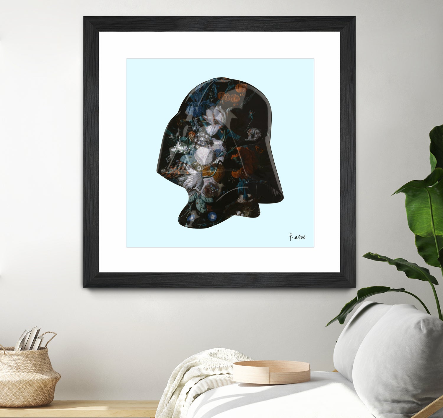 Floral Darth by Caterina Lo Cicero  on GIANT ART