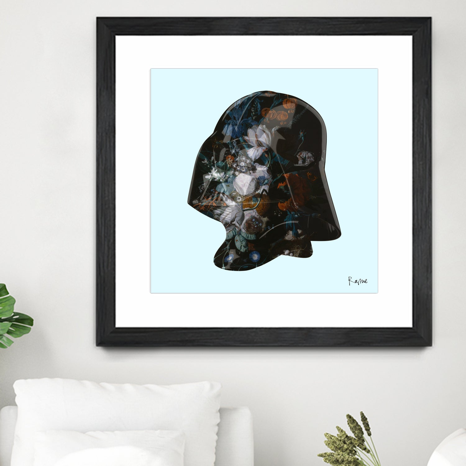 Floral Darth by Caterina Lo Cicero  on GIANT ART