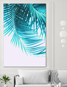 Palm Leaves Turquoise Summer Vibes #1 by Anita's & Bella's Art on GIANT ART